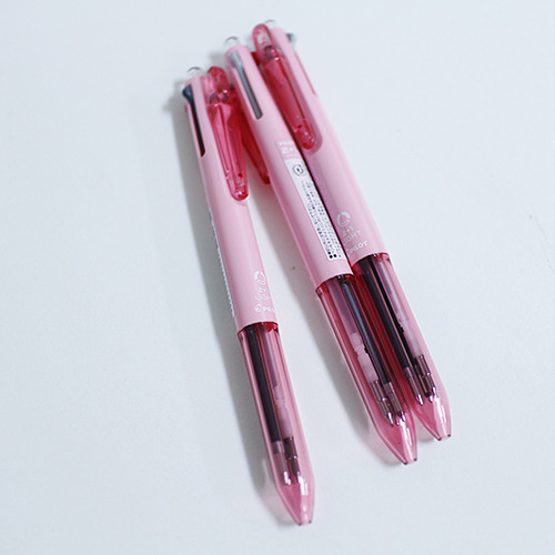 [펜] PILOT 2+1 LIGHT 딸기우유색 멀티펜 (2색+샤프)