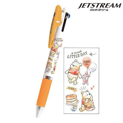 [펜] 디즈니 제트스트림 3색 볼펜 : 위니더푸 드로잉