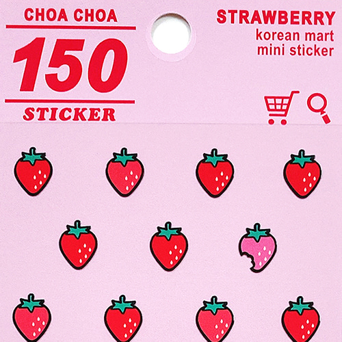 [씰] 마인드웨이브 CHOA CHOA 스티커 : 딸기