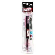 [펜] 펜텔 아이플러스 3색 볼펜 : 마블 MARVEL 블랙 핑크