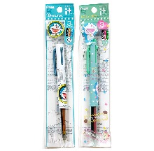 [펜] 펜텔 아이플러스 3색 볼펜 : 도라에몽 (2종)