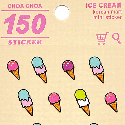 [씰] 마인드웨이브 CHOA CHOA 스티커 : 아이스크림
