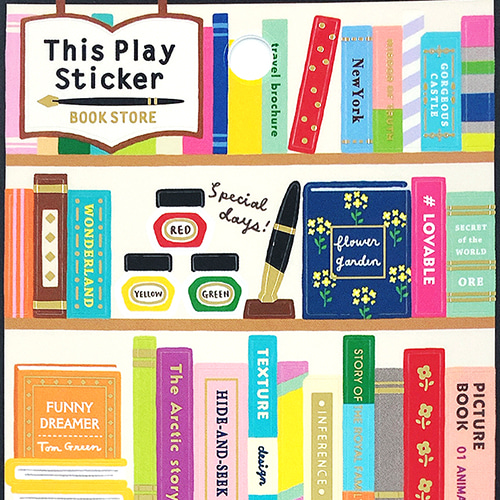 [씰] 마인드웨이브 스티커 This play sticker : Book store