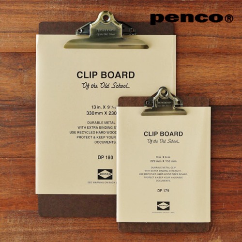 PENCO 펜코 클립보드 O/S 브론즈 A5, A4 카페 메뉴판