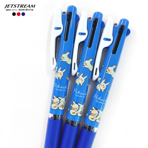 [펜] 포켓몬스터 피카츄 제트스트림 3색 볼펜 : 블루