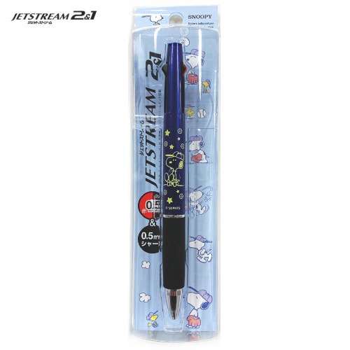 [펜] 스누피 제트스트림 2&amp;1 멀티펜 (네이비)