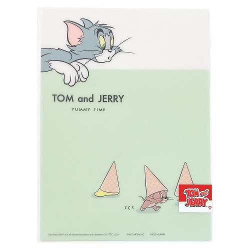 [책받침] 톰과 제리 민트 아이스크림 B5
