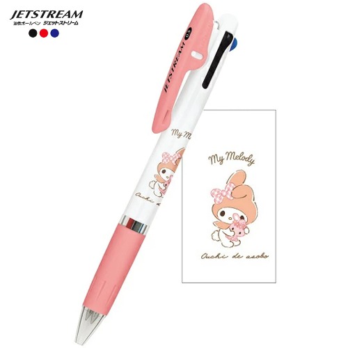 [펜] uni 산리오 제트스트림 3색 볼펜 : 마이멜로디 핑크토끼