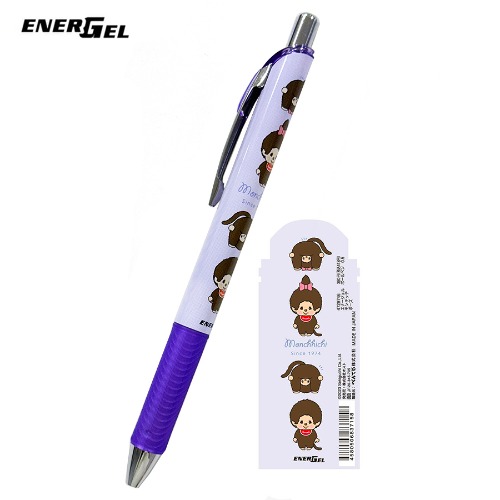[펜] 펜텔 에너겔 캐릭터 볼펜 0.5mm 몬치치 연보라