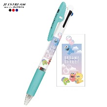 [펜] uni 세서미 스트리트 제트스트림 3색 볼펜
