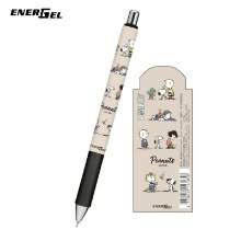 [펜] 펜텔 에너겔 캐릭터 볼펜 0.5mm / 스누피 프렌즈 베이지
